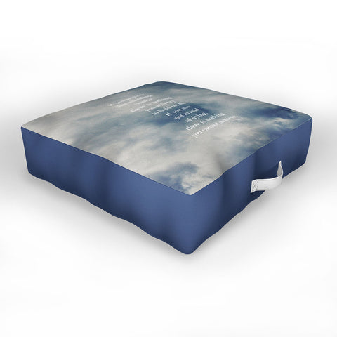 Leah Flores Lao Tzu Outdoor Floor Cushion