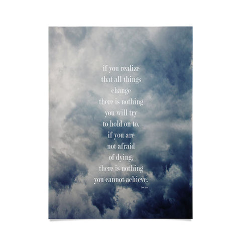 Leah Flores Lao Tzu Poster