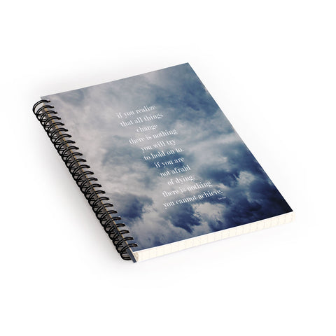 Leah Flores Lao Tzu Spiral Notebook