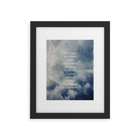 Leah Flores Lao Tzu Framed Art Print