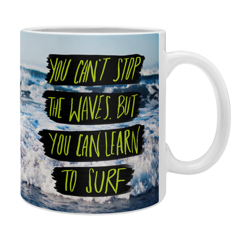 Leah Flores Learn To Surf Coffee Mug