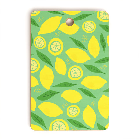 Leah Flores Lemonade Cutting Board Rectangle
