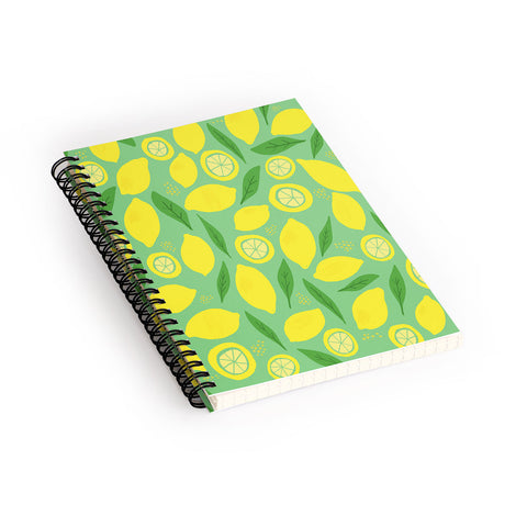 Leah Flores Lemonade Spiral Notebook