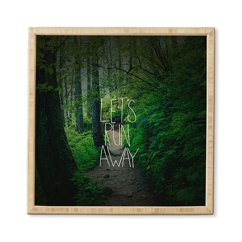 Leah Flores Lets Run Away 1 Framed Wall Art