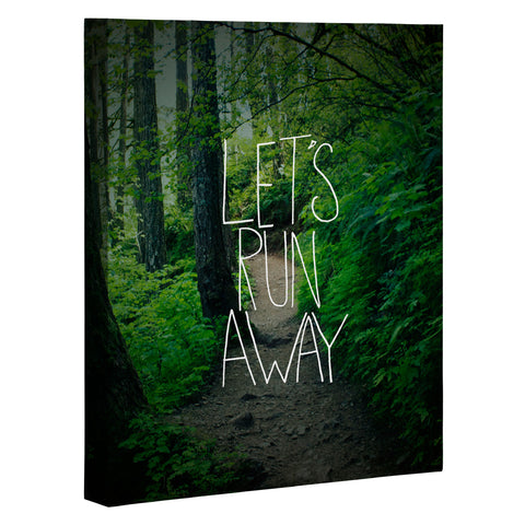 Leah Flores Lets Run Away 1 Art Canvas