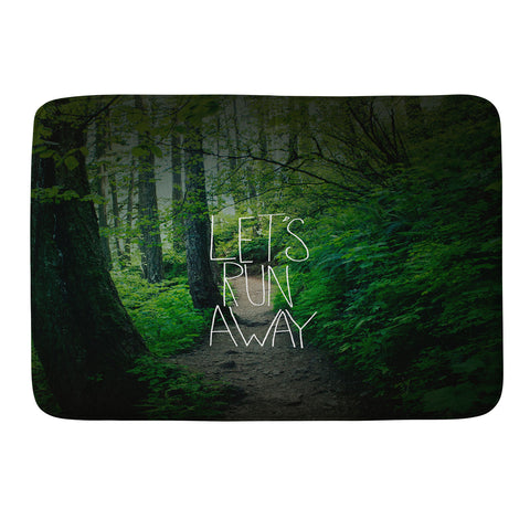 Leah Flores Lets Run Away 1 Memory Foam Bath Mat