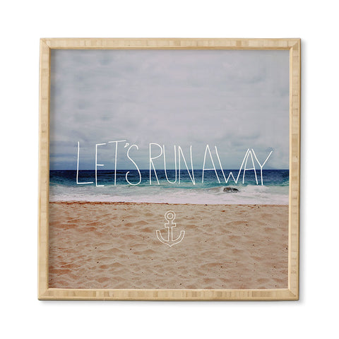 Leah Flores Lets Run Away III Framed Wall Art