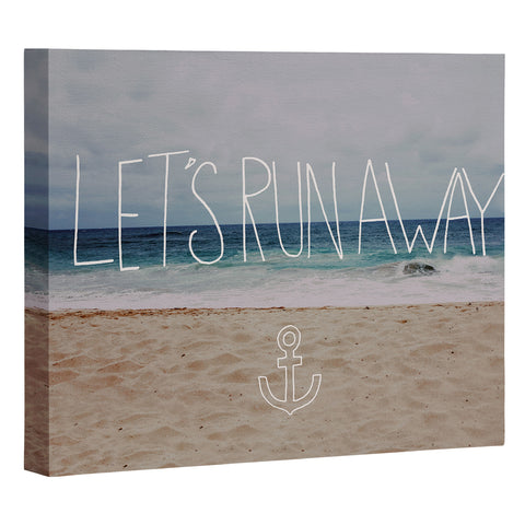 Leah Flores Lets Run Away III Art Canvas
