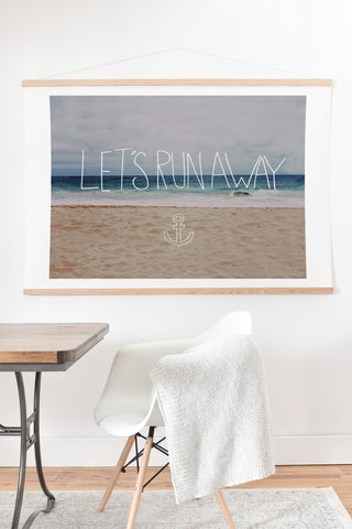 Leah Flores Lets Run Away III Art Print And Hanger