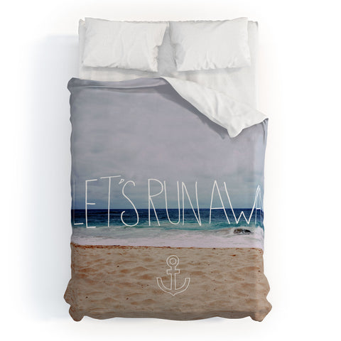 Leah Flores Lets Run Away III Duvet Cover