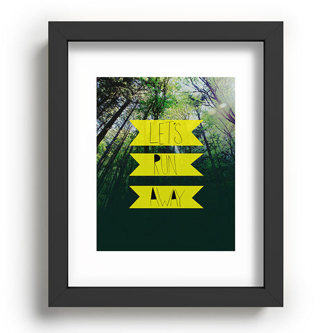 Leah Flores Lets Run Away IX Recessed Framing Rectangle