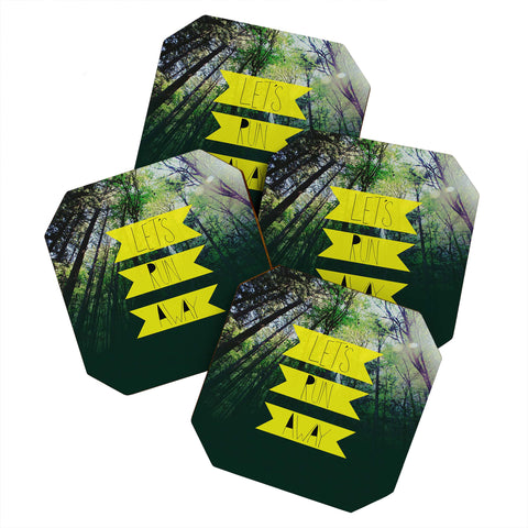 Leah Flores Lets Run Away IX Coaster Set