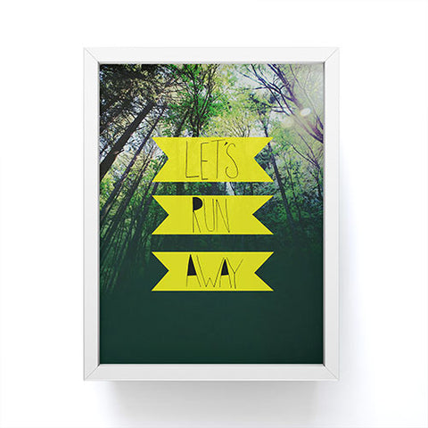 Leah Flores Lets Run Away IX Framed Mini Art Print