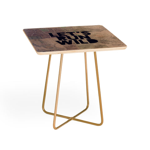 Leah Flores Lets Run Wild X Maps Side Table