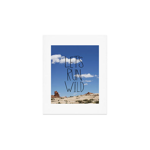 Leah Flores Lets Run Wild X Moab Art Print