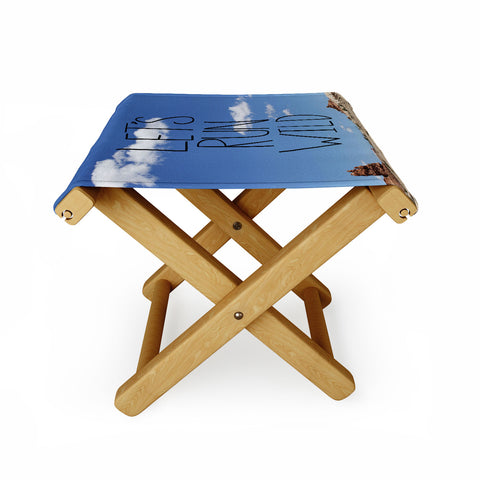 Leah Flores Lets Run Wild X Moab Folding Stool