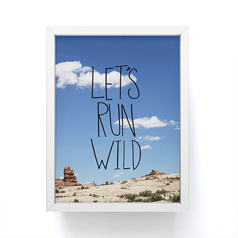Leah Flores Lets Run Wild X Moab Framed Mini Art Print