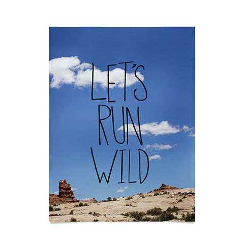 Leah Flores Lets Run Wild X Moab Poster