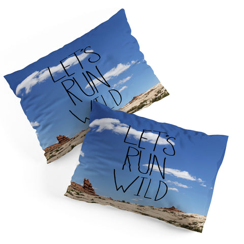 Leah Flores Lets Run Wild X Moab Pillow Shams