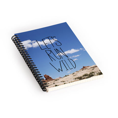Leah Flores Lets Run Wild X Moab Spiral Notebook