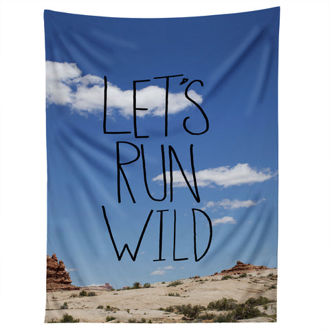 Leah Flores Lets Run Wild X Moab Tapestry