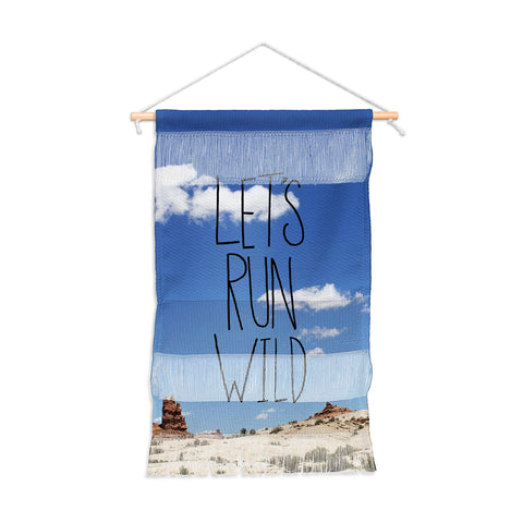 Leah Flores Lets Run Wild X Moab Wall Hanging Portrait