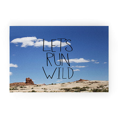 Leah Flores Lets Run Wild X Moab Welcome Mat