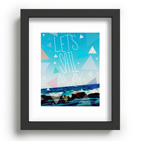 Leah Flores Lets Sail Away Recessed Framing Rectangle