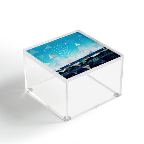 Leah Flores Lets Sail Away Acrylic Box