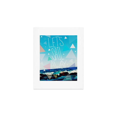 Leah Flores Lets Sail Away Art Print