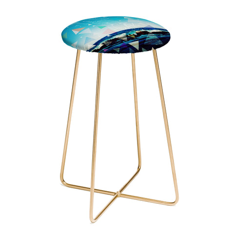 Leah Flores Lets Sail Away Counter Stool