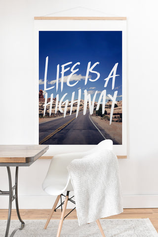 Leah Flores Life Is A Highway Art Print And Hanger