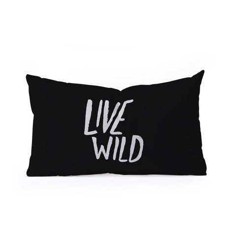 Leah Flores Live Wild Oblong Throw Pillow