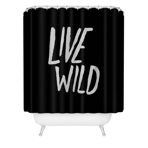 Leah Flores Live Wild Shower Curtain