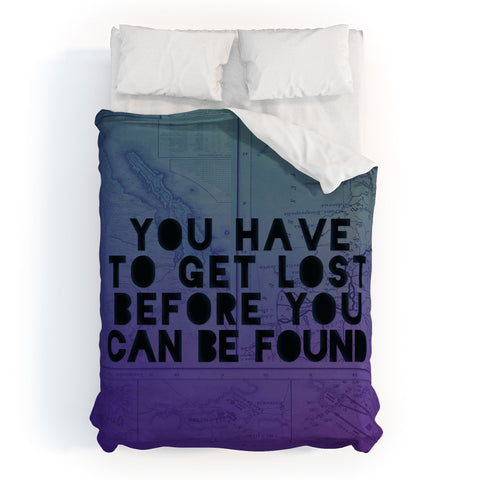 Leah Flores Lost x Found Duvet Cover