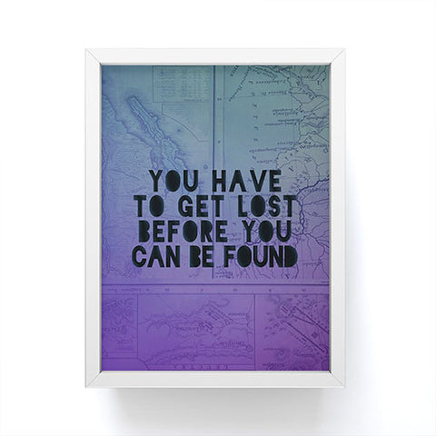 Leah Flores Lost x Found Framed Mini Art Print