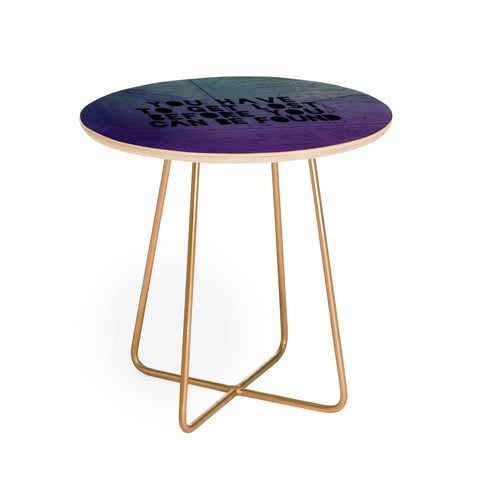 Leah Flores Lost x Found Round Side Table