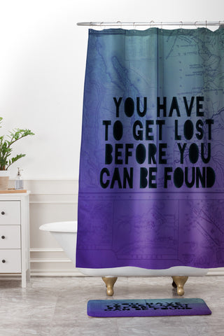 Leah Flores Lost x Found Shower Curtain And Mat