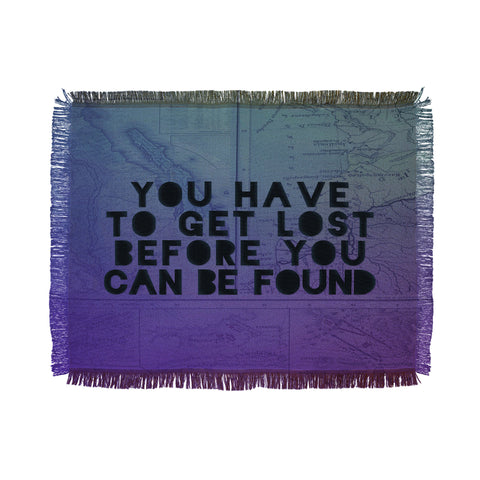 Leah Flores Lost x Found Throw Blanket