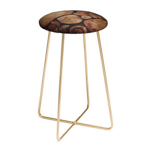 Leah Flores Lumberjack Counter Stool