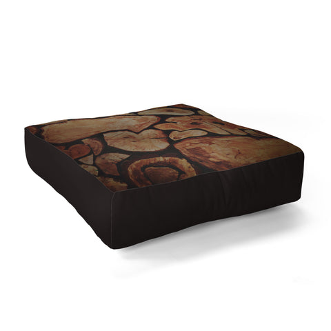 Leah Flores Lumberjack Floor Pillow Square