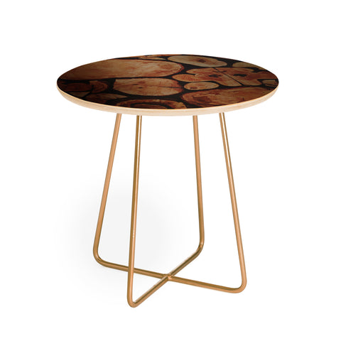 Leah Flores Lumberjack Round Side Table
