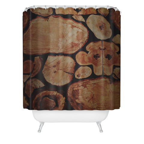 Leah Flores Lumberjack Shower Curtain