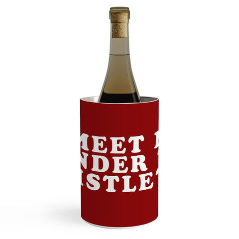 Leah Flores Mistletoe Kiss Wine Chiller