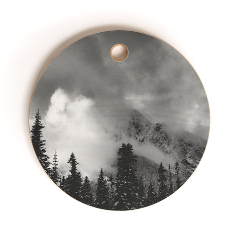 Leah Flores Mountain Majesty Cutting Board Round