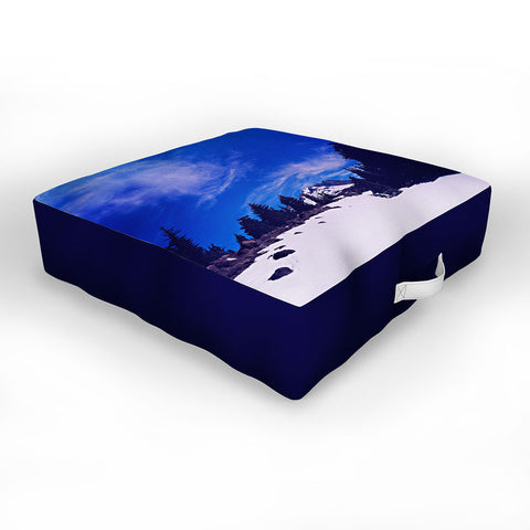 Leah Flores Mt Hood Outdoor Floor Cushion