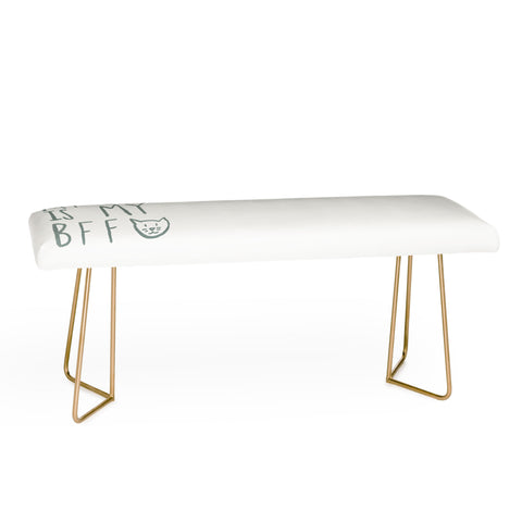 Leah Flores My Cat Is My BFF Bench