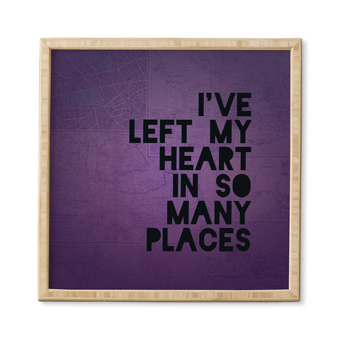 Leah Flores My Heart Framed Wall Art