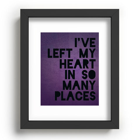 Leah Flores My Heart Recessed Framing Rectangle