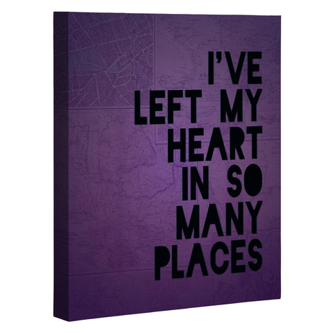 Leah Flores My Heart Art Canvas